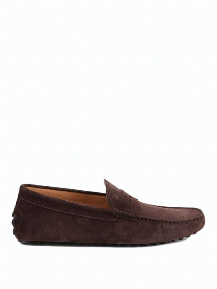 Tod's Suede Loafers With Moccasin Design