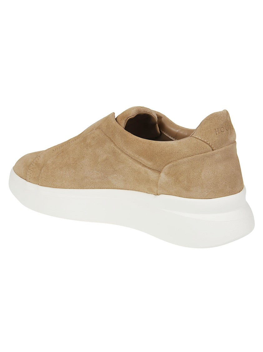 Hogan H580 Calf Leather Slip-On Sneakers