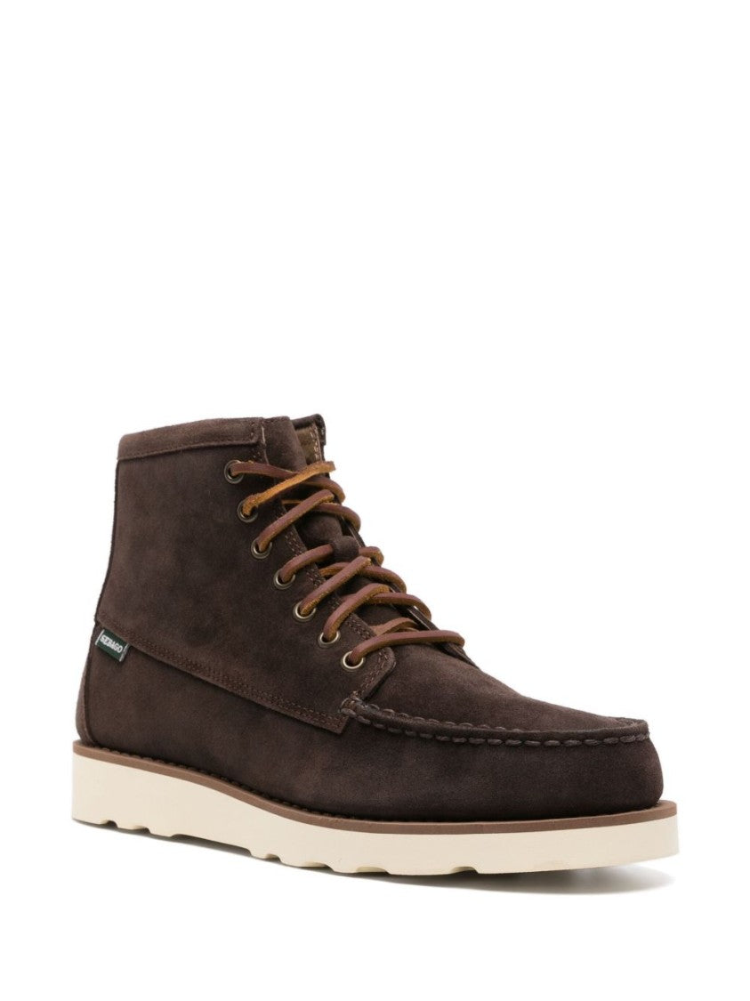 Sebago Cedar Brown Calf Suede Desert Boots