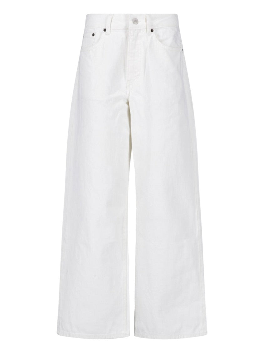 Jeanerica Wide-Leg High-Waisted Jeans With Classic Five-Pocket Design