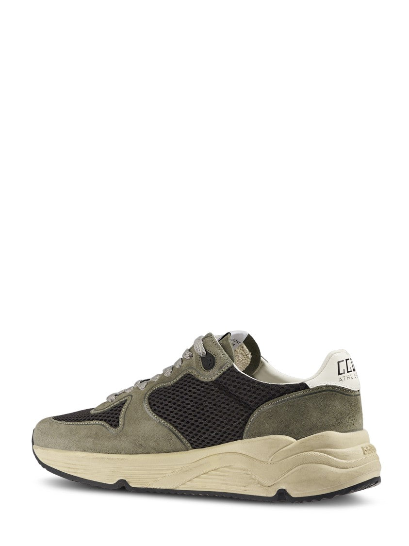 Golden Goose Sporty Sneakers With Suede Toe And Leather Accents