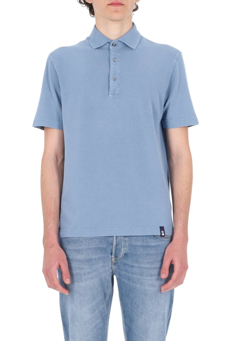Drumohr Ice Cotton Pure Cotton Polo Shirt