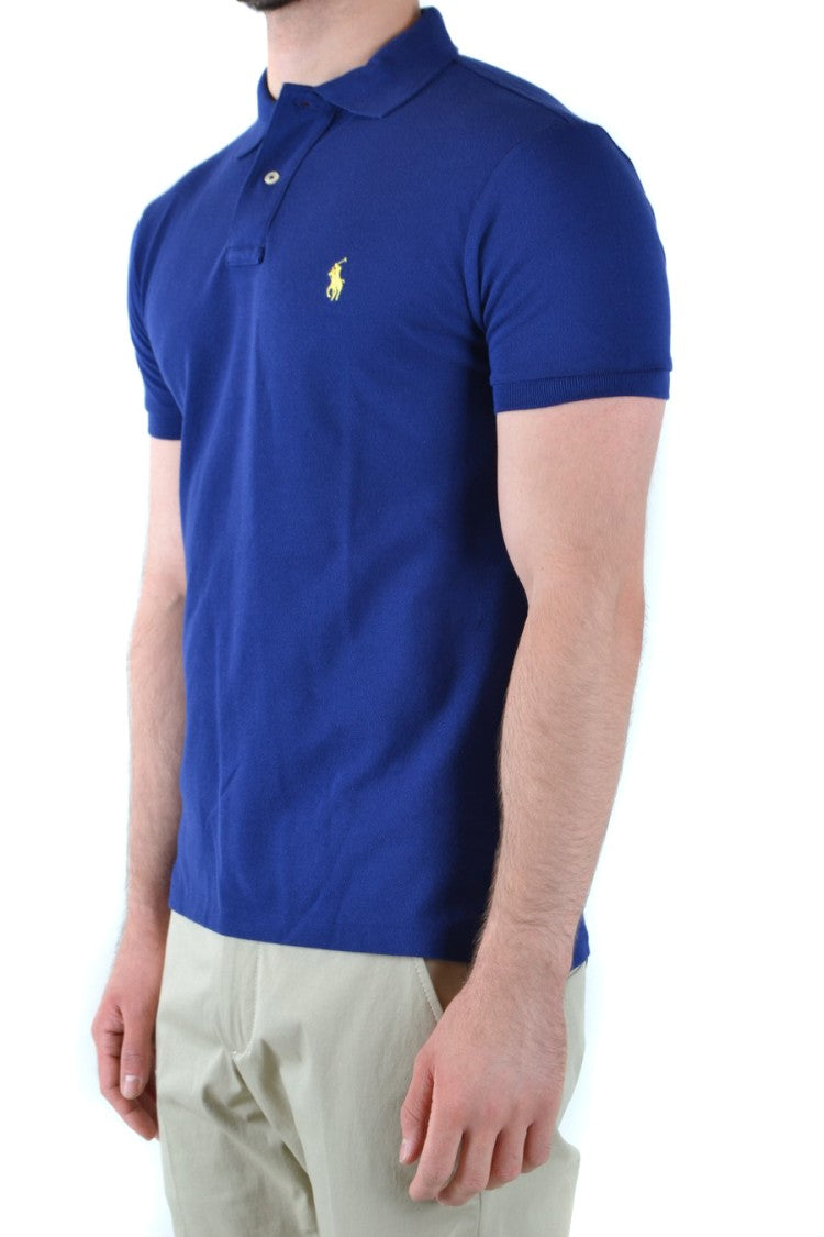 Polo Ralph Lauren Fitted Royal Blue Polo T-Shirt