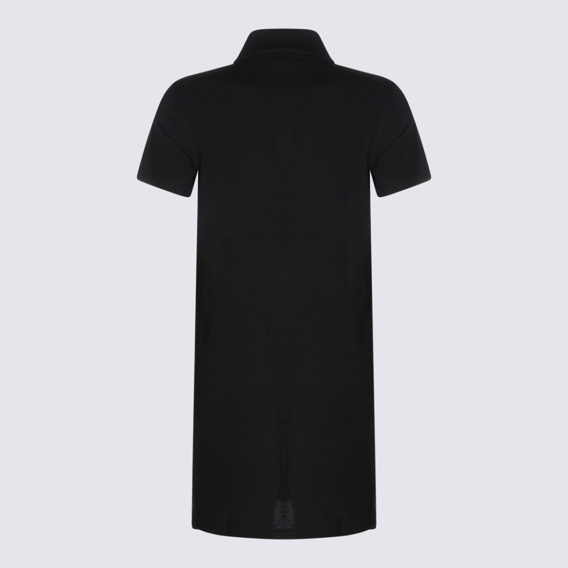 Saint Laurent Black Cotton Midi Dress