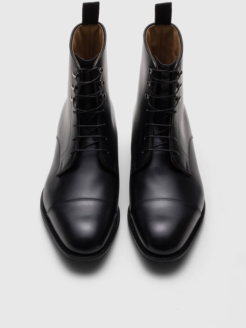 Church's Black Leather Edworth R 2.0 Lace-Up Boots