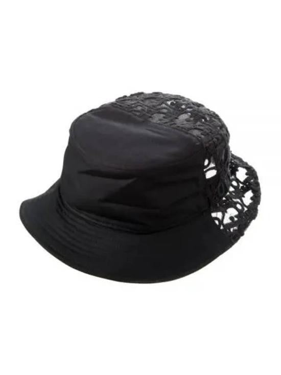 Christian Dior Bucket Hat With Openwork Lace Design