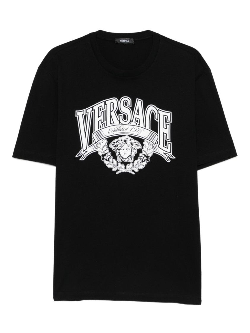 Versace T-Shirts And Polos Black
