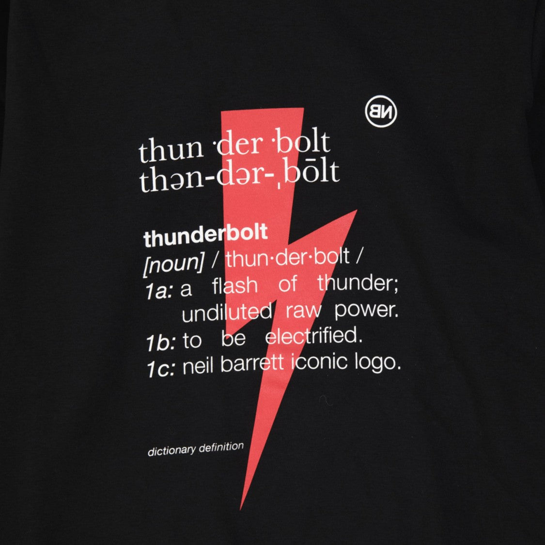 Neil Barrett Black Hooded Sweatshirt