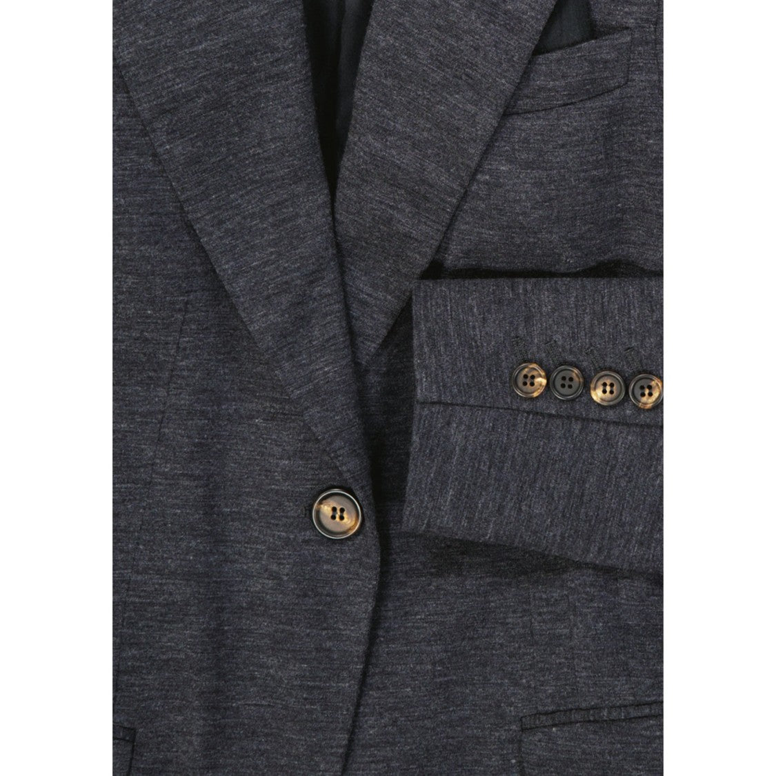 Brunello Cucinelli Grey Wool Blazer