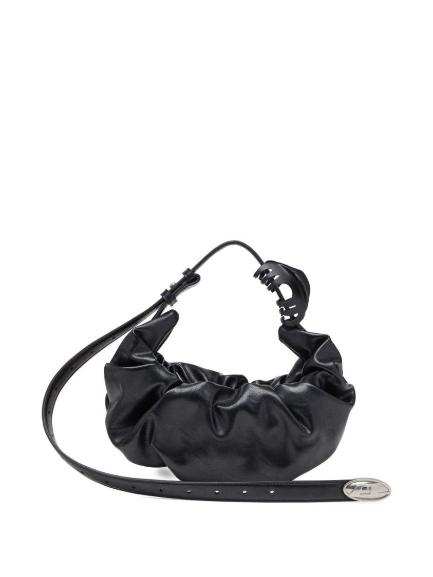 Diesel Ruched Shoulder Bag With Adjustable Strap