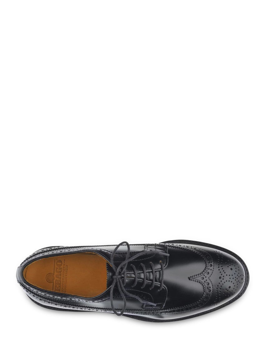 Sebago Black Leather Lace-Up Shoes