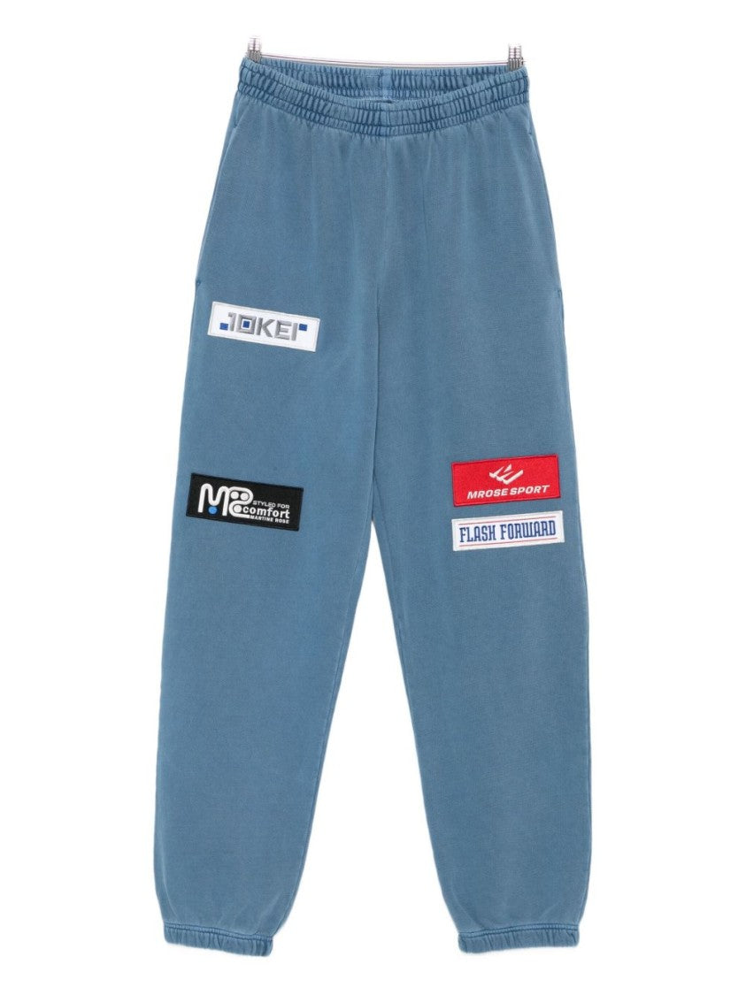 Martine Rose Relaxed Fit Joggers In Clear Blue