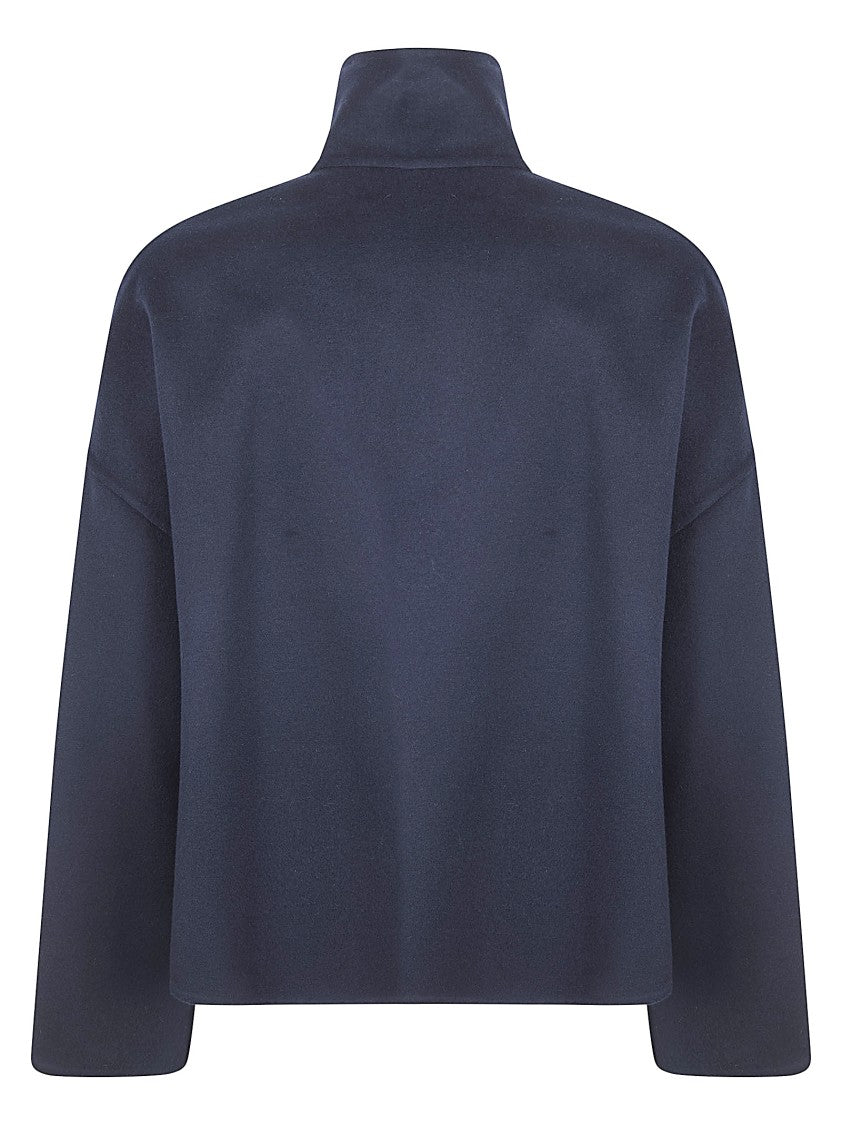 Fabiana Filippi Cropped Boxy Long-Sleeves With High Collar