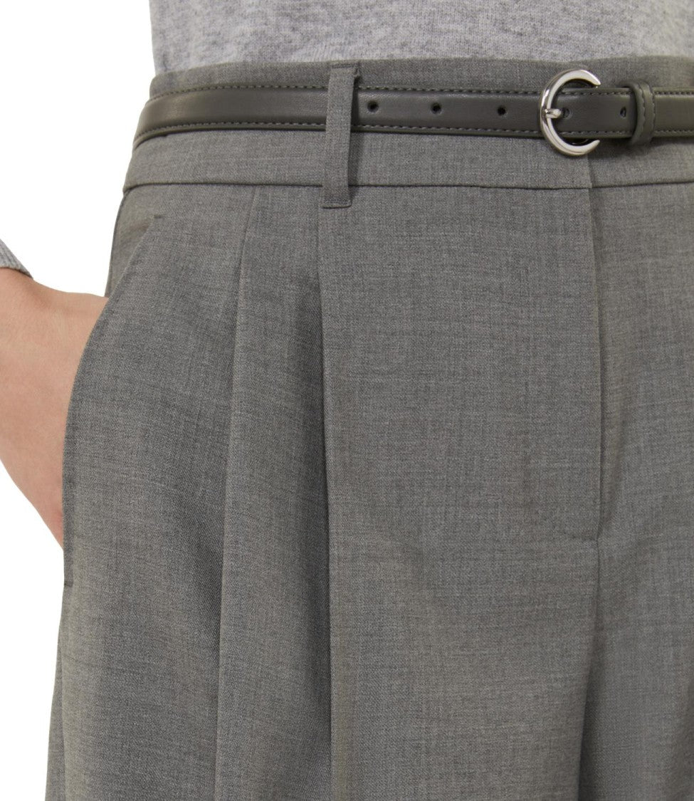 Max Mara Tailored Straight-Leg Trousers With Elastic Waistband