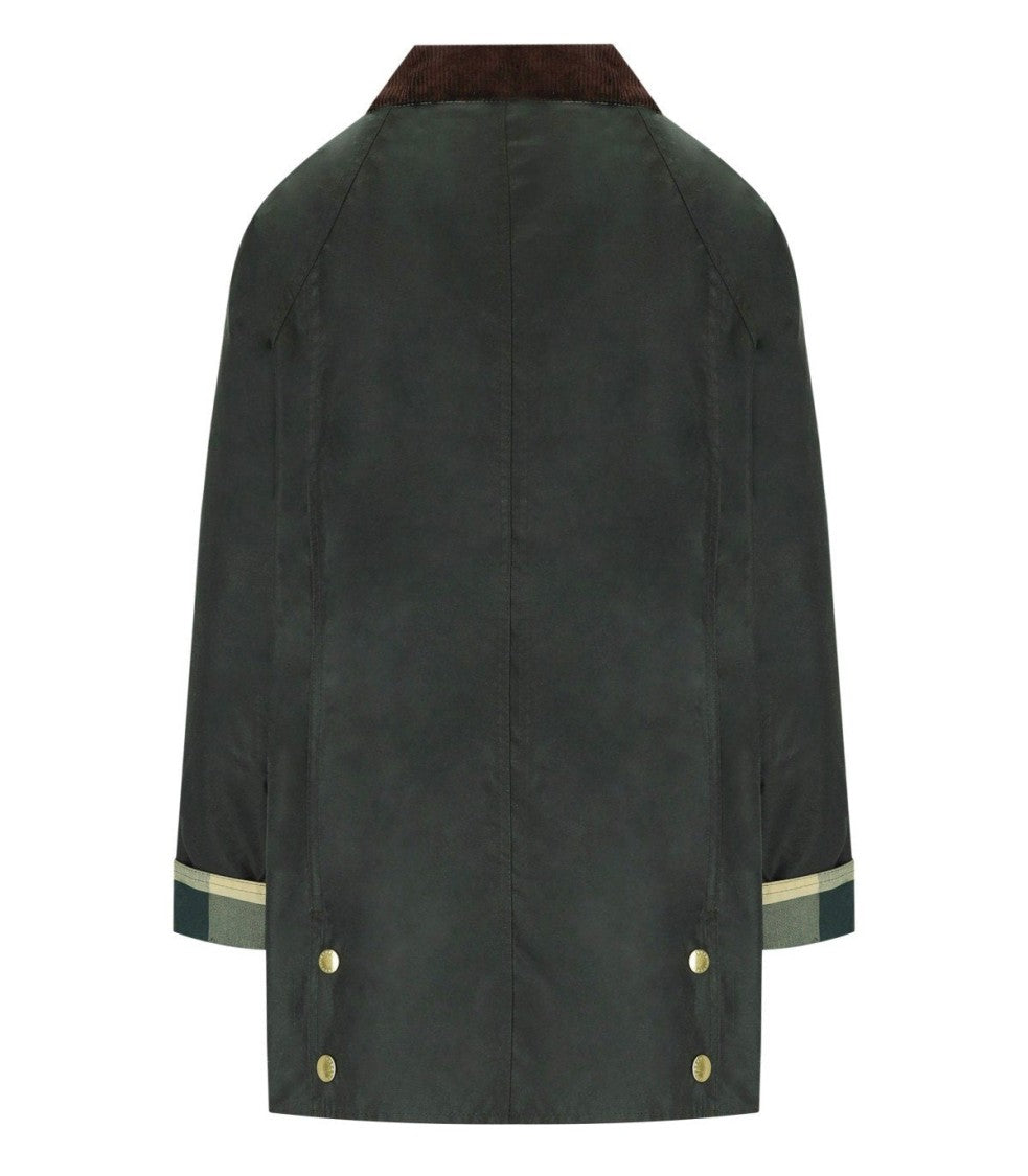 Barbour Beadnell Wax Sage Green Jacket