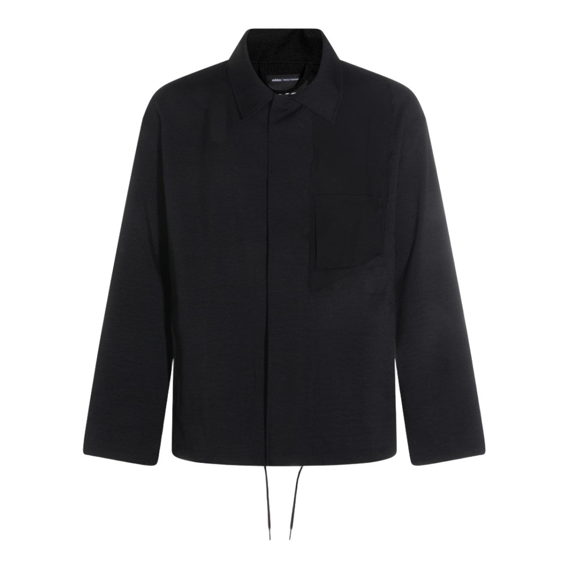 Y-3 Black Jacket With Classic Collar