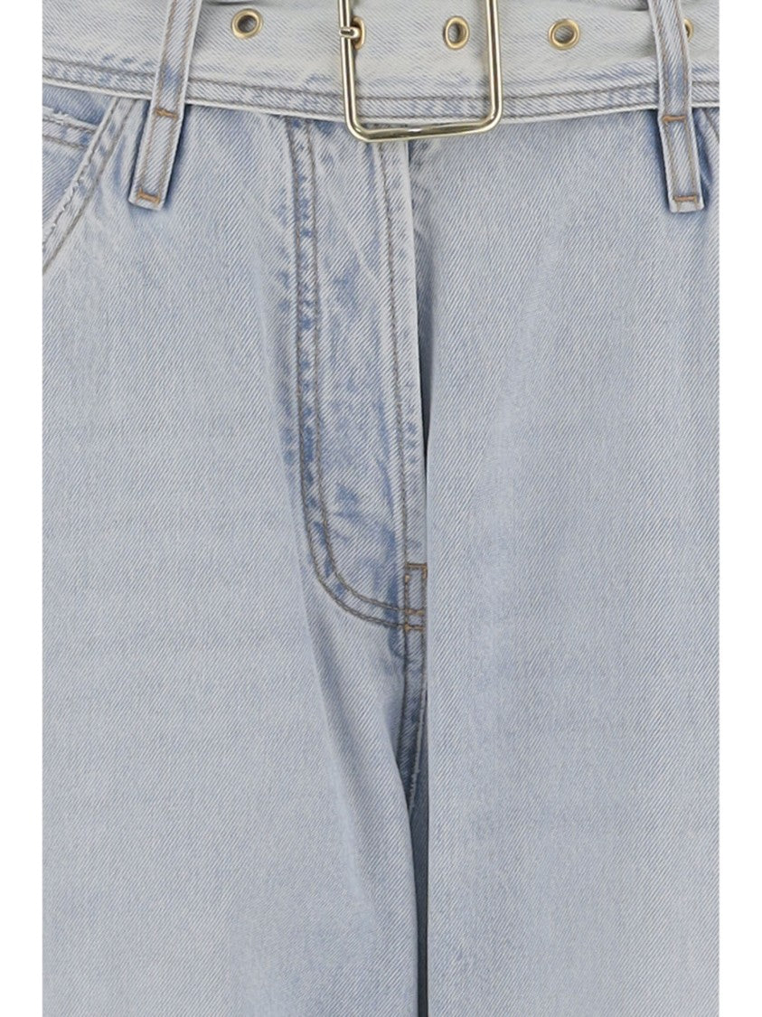 Darkpark Light Denim Cotton Jeans