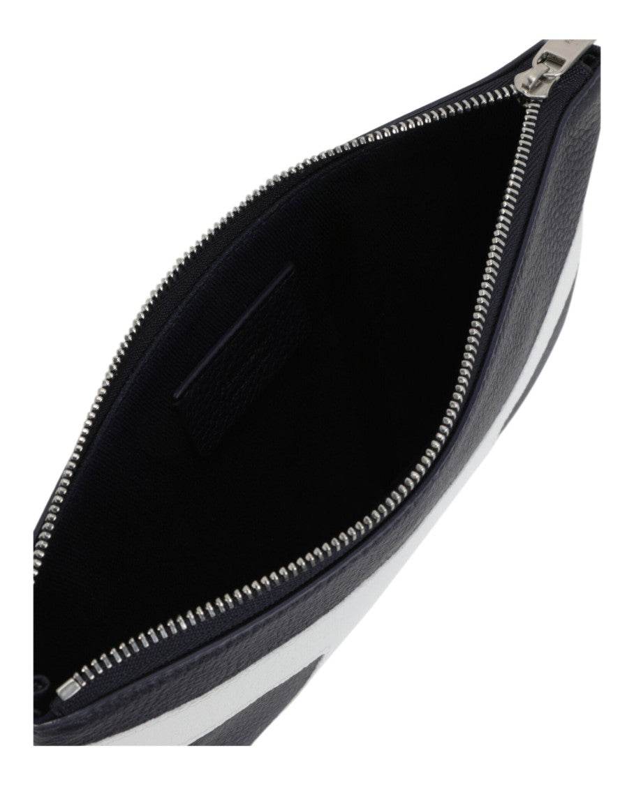 Ferragamo Cut-Out Pebbled Leather Phone Pouch