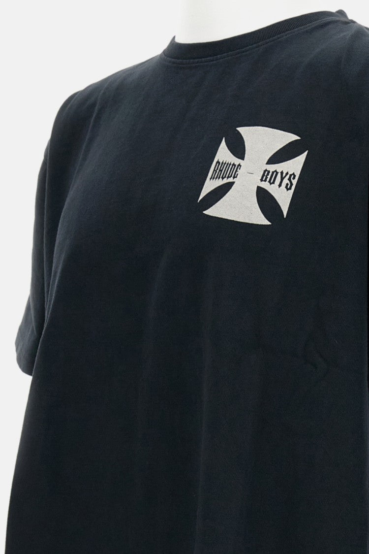 Rhude Oversized Crew Neck Cotton T-Shirt