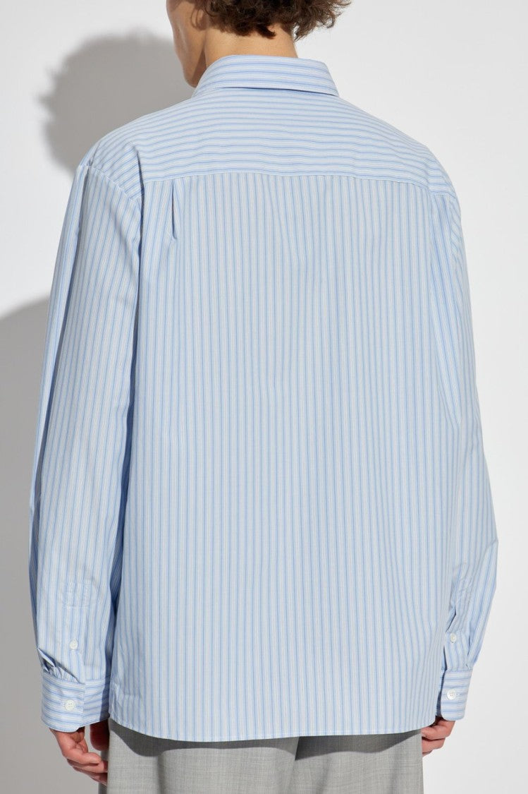 A.P.C. Long-Sleeve Vertical Striped Shirt