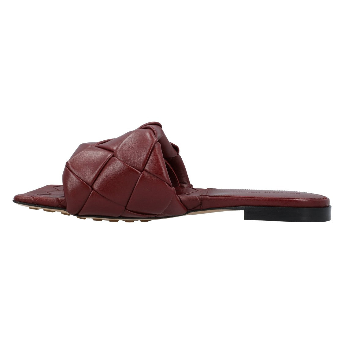 Bottega Veneta Lido Flat Sandal Red