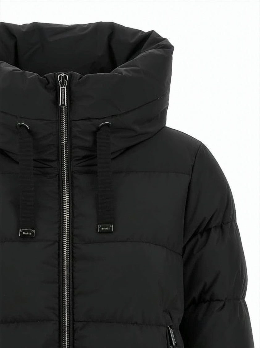 Moorer Structured Collar Padded Jacket With Zippered Pockets