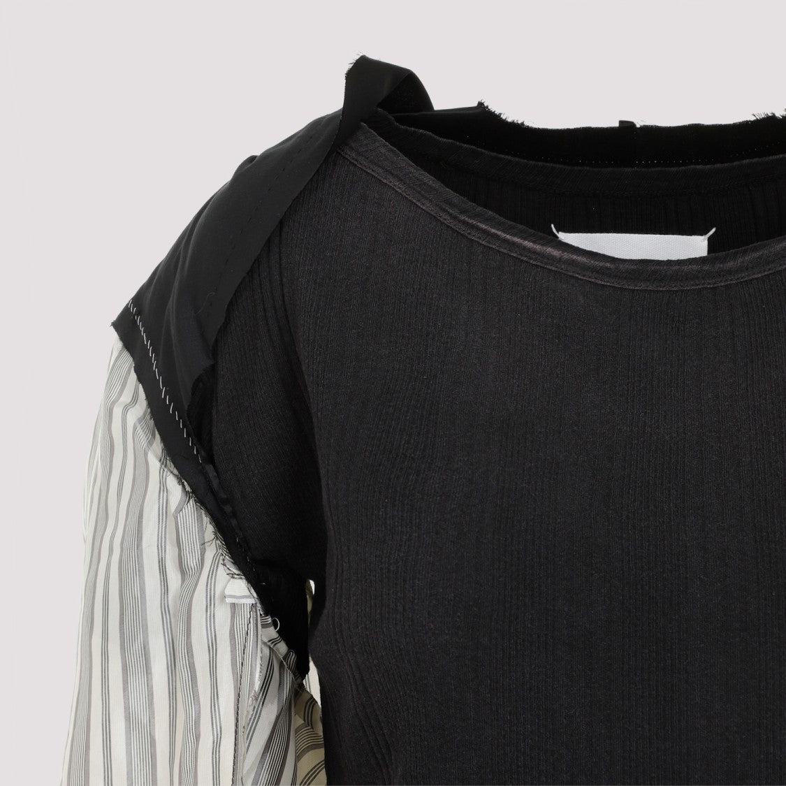 Maison Margiela Black Cotton T-Shirt
