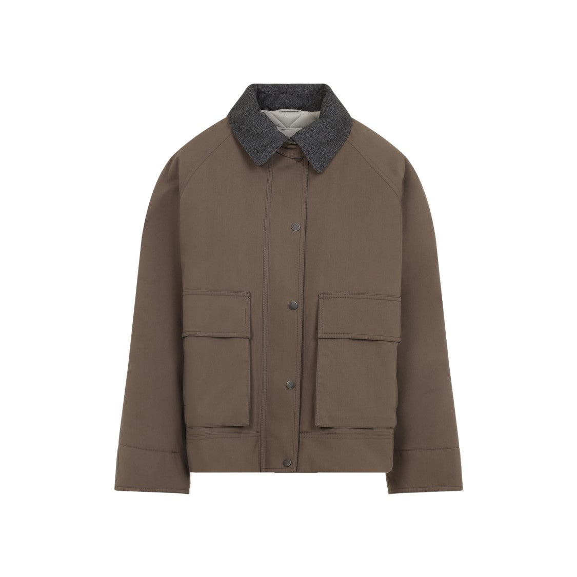 Brunello Cucinelli Brown Cotton Jacket