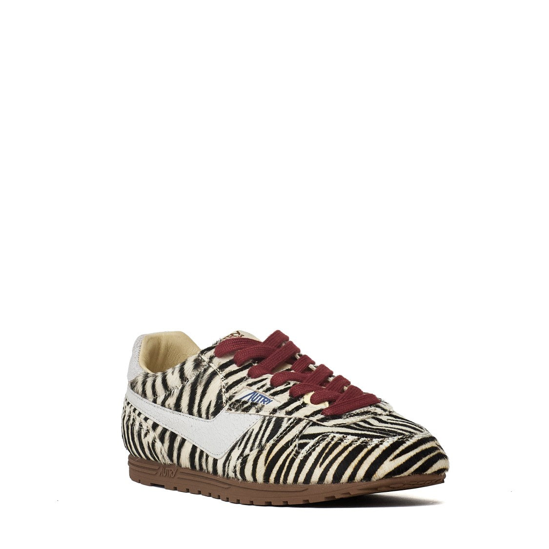Autry Windspin Low Zebra Print Pony Hair Low-Top Sneakers