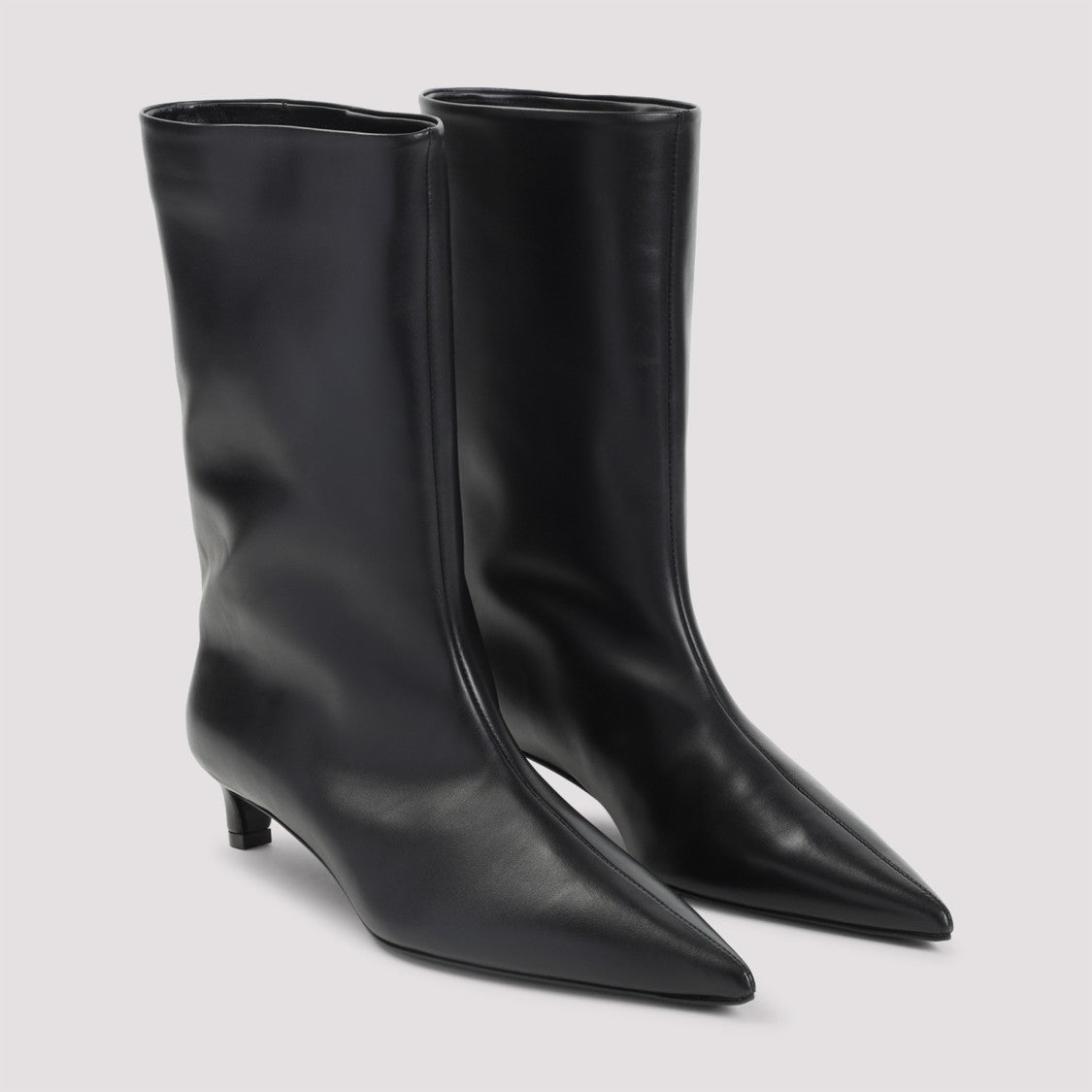 Jil Sander Black Calf Leather High Boot