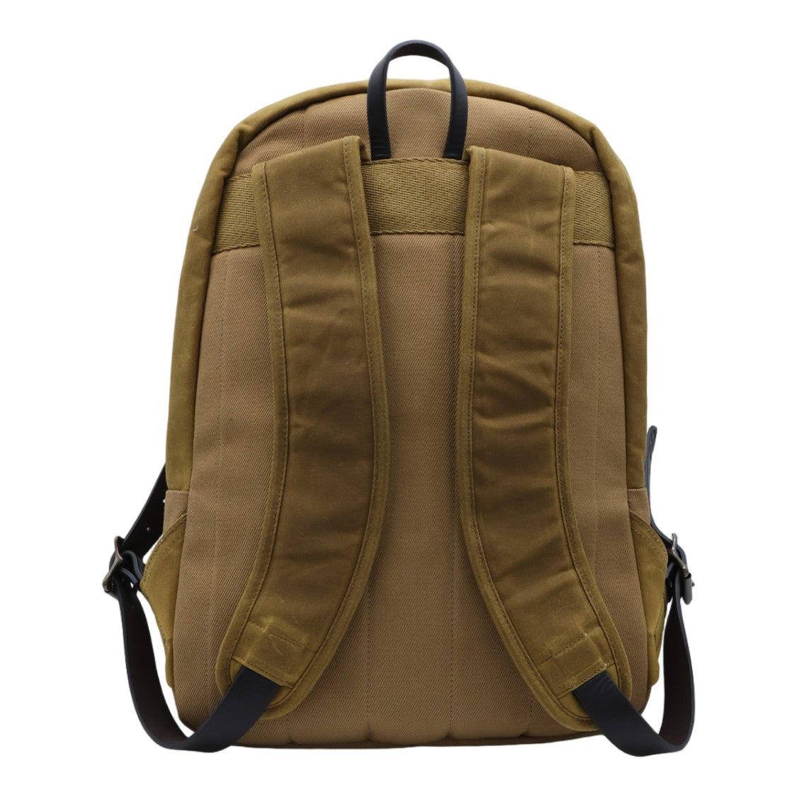 Filson Rectangular Brown Backpack With Front Flap
