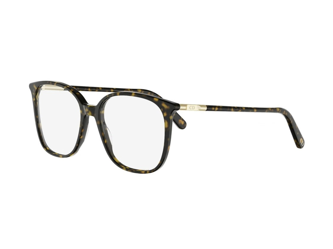 Dior Tortoiseshell Cd50156i Rounded Square Sunglasses
