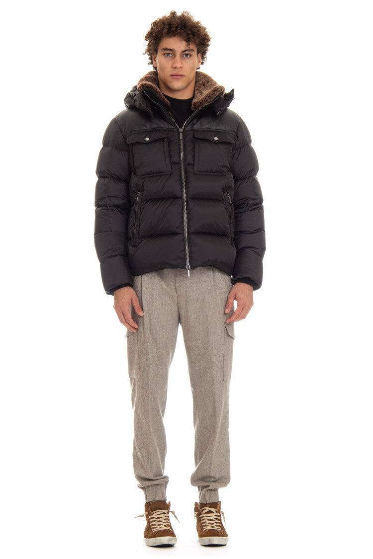 Moorer Nylon & Leather Bomber Mod. Alarick-Peh