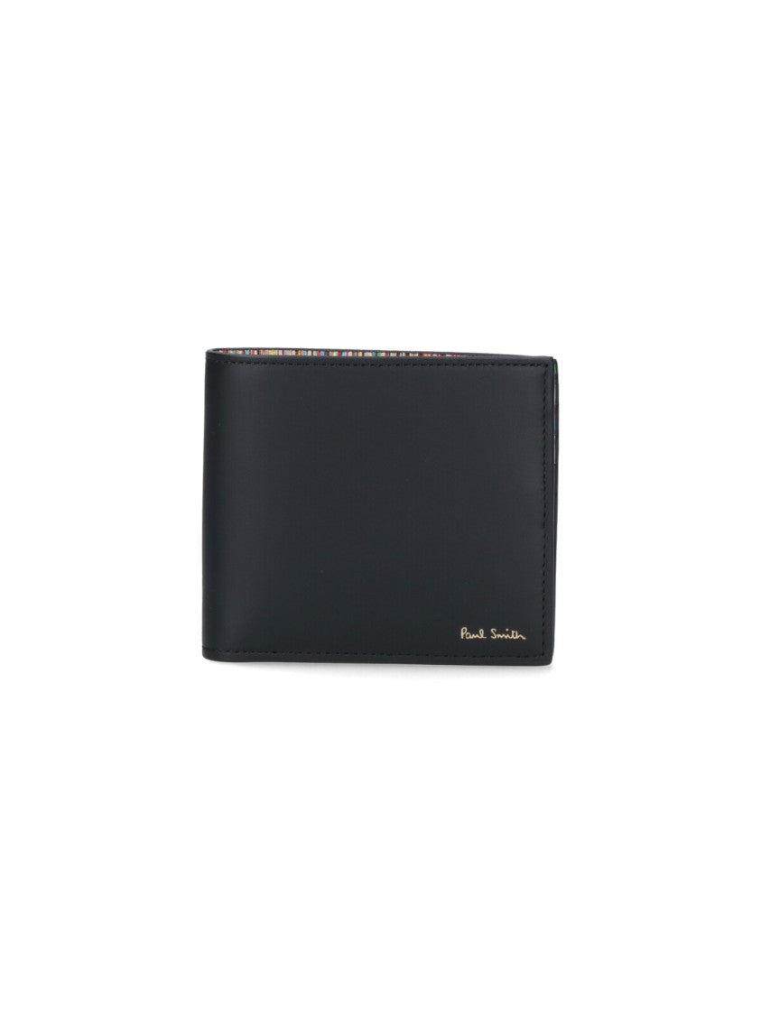 Paul Smith Smooth Black Wallet With Minimalist Design