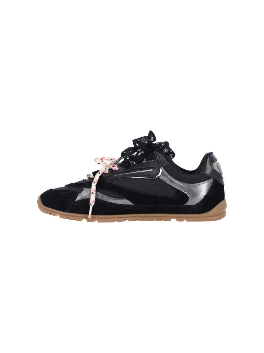 Pinko Black Yulia 01 Calf Leather Sneakers