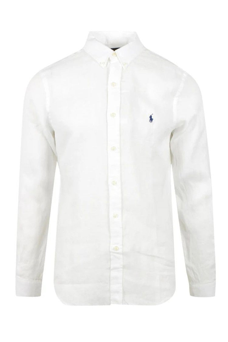 Polo Ralph Lauren White Linen Shirt