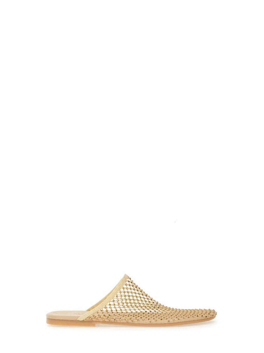 Alysi Open-Toe Mesh Slip-On Sabot In Mesh