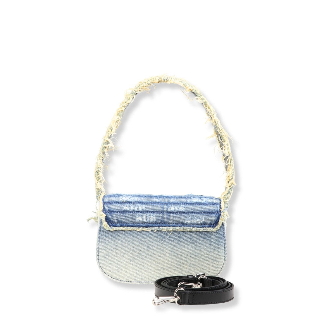 Diesel 1Dr Shoulder Bag In Washed Denim