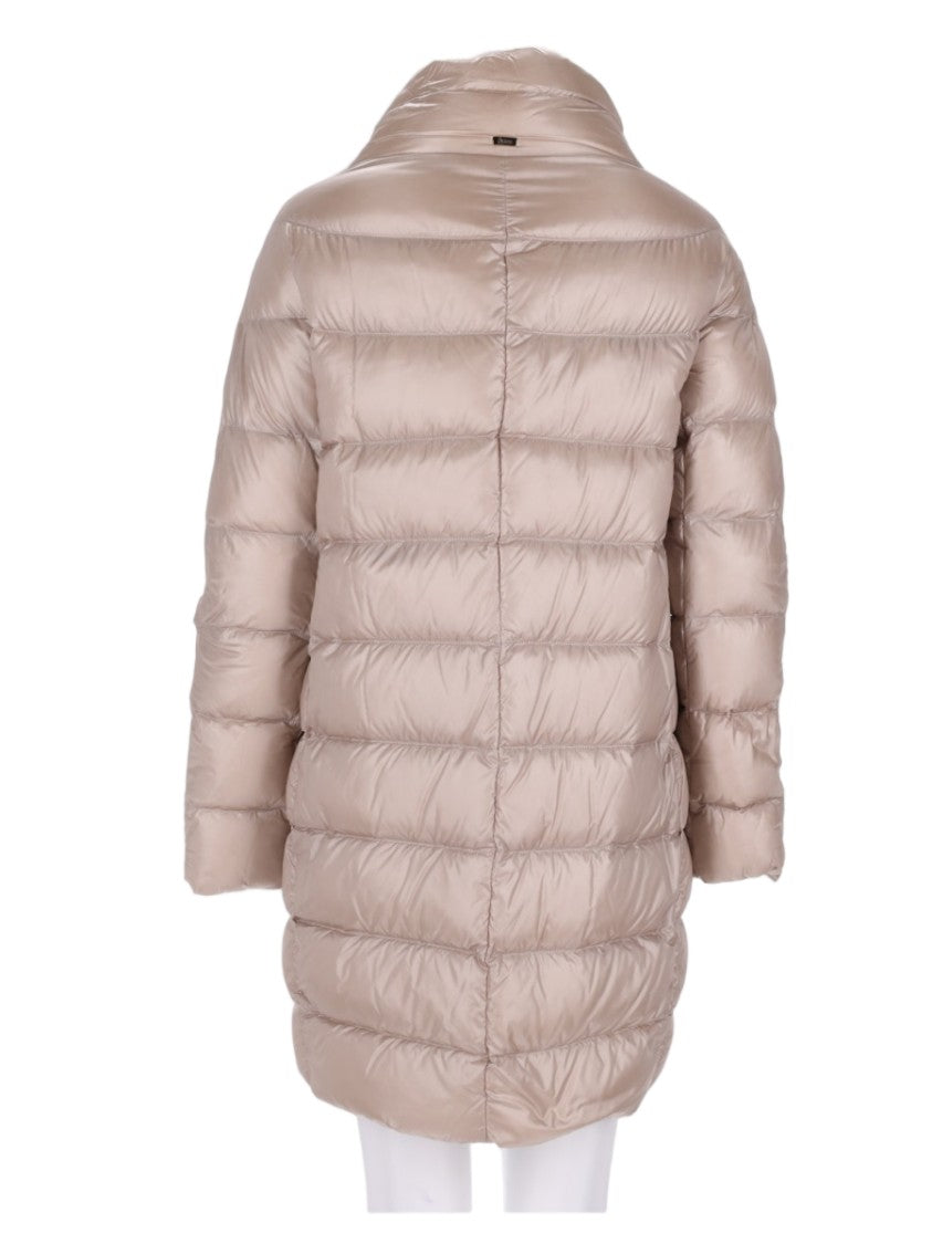 Herno White Polyamide Quilted Down Coat