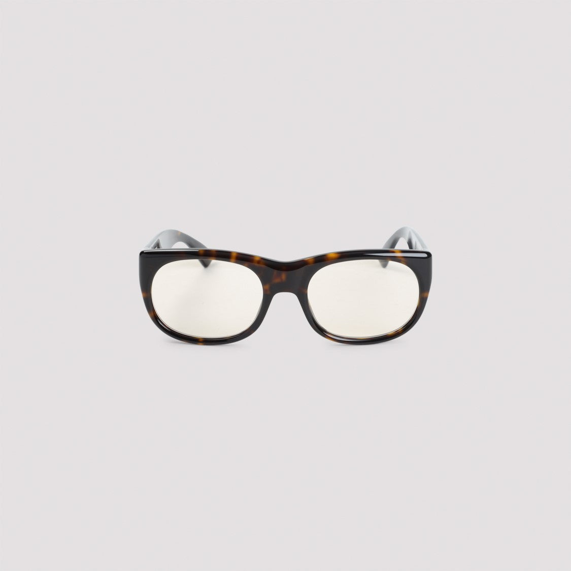 Saint Laurent Rich Brown Acetate Sunglasses With Tortoiseshell Detail
