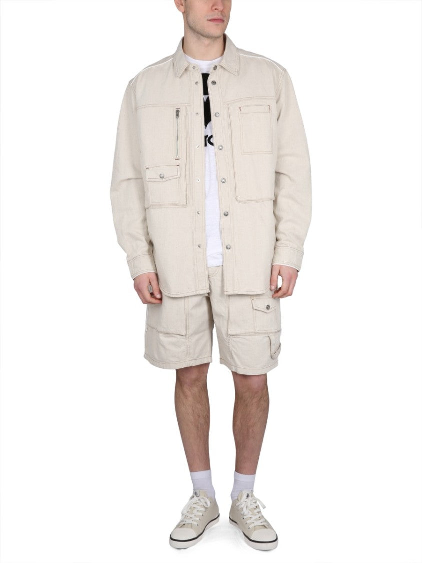 Isabel Marant Peio Denim Bermuda Shorts