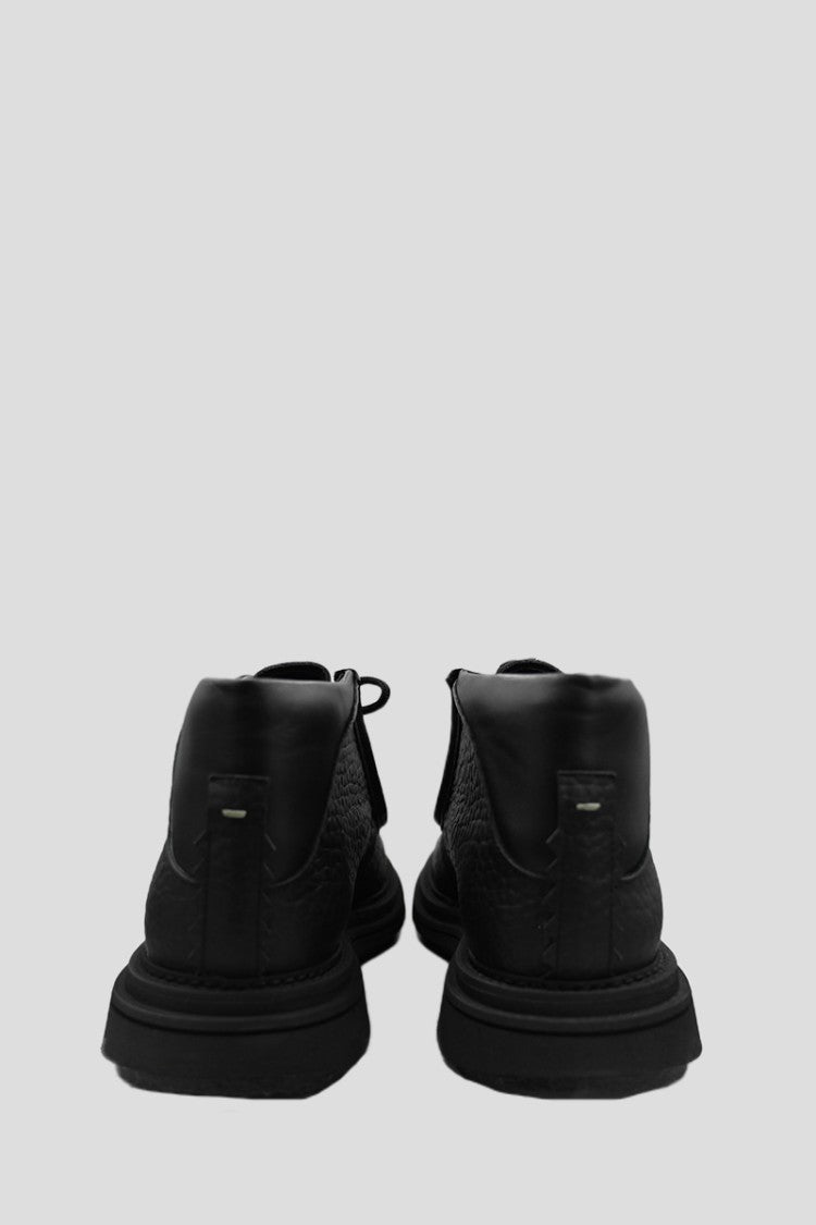 Antipode Leather Paraboots In Black