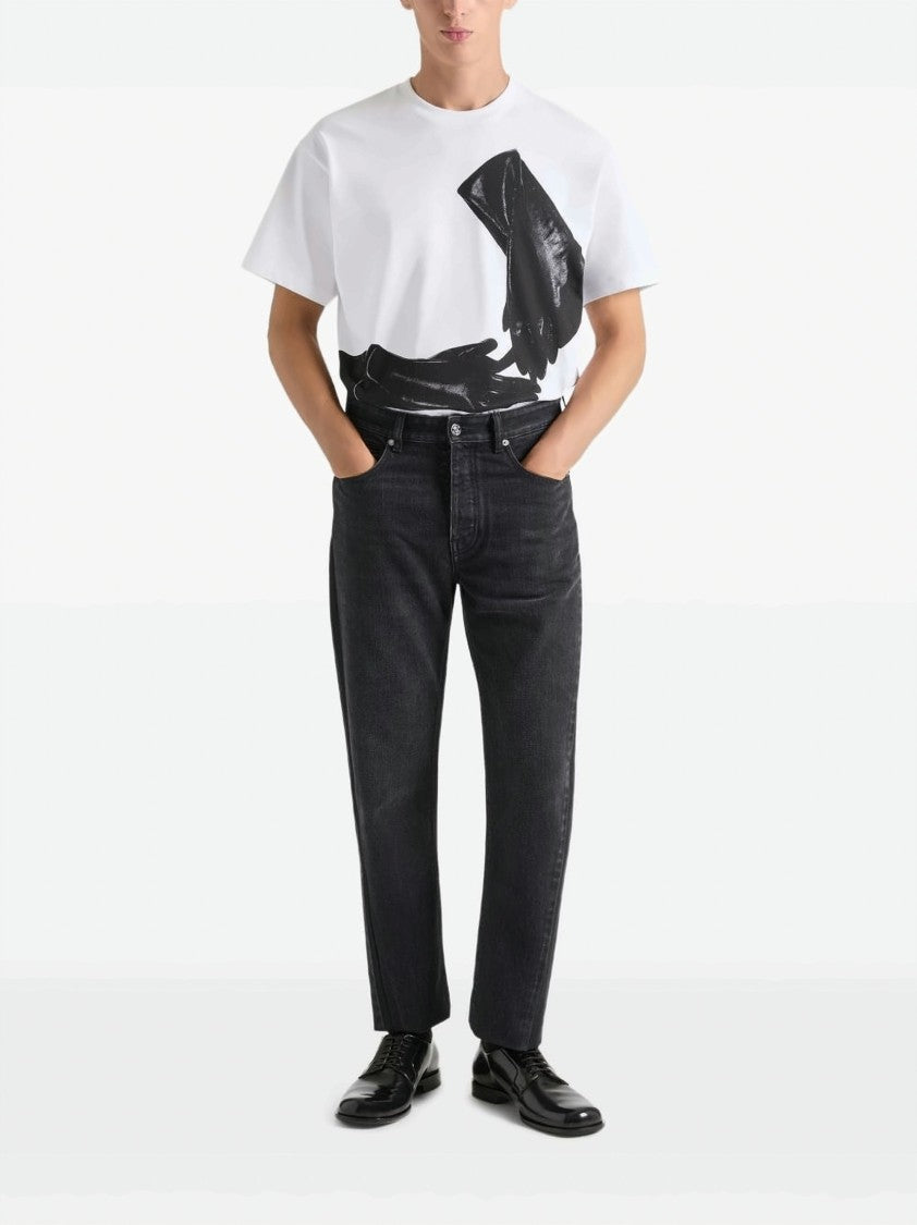 Givenchy Regular Fit Jeans With Tonal Stitching And Classic Five-Pocket Design