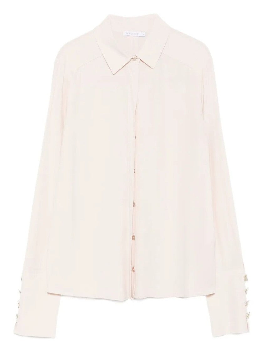 Patrizia Pepe Button-Down Collar Shirt With Cuff Details