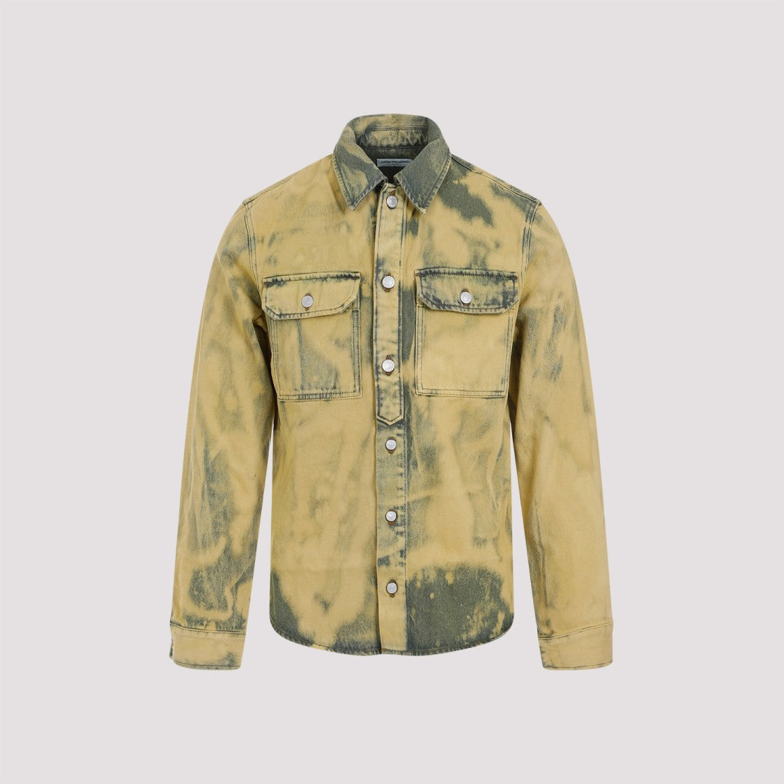 Dries Van Noten Lime Cotton Curtis Shirt