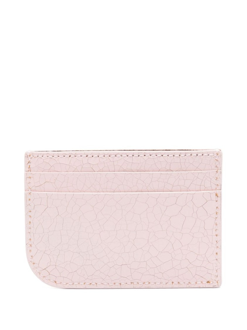 Alexander Mcqueen Textured Pink Wallet
