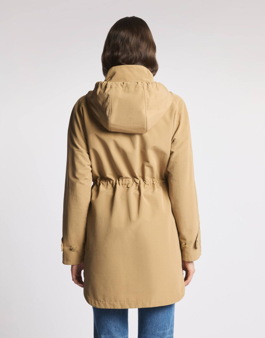 Fay Functional Medium Beige Parka With Hood