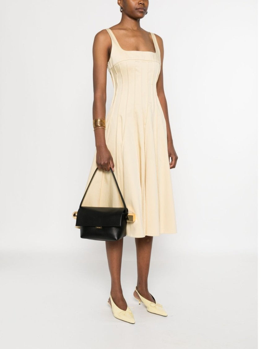 Jacquemus Structured Black Shoulder Bag
