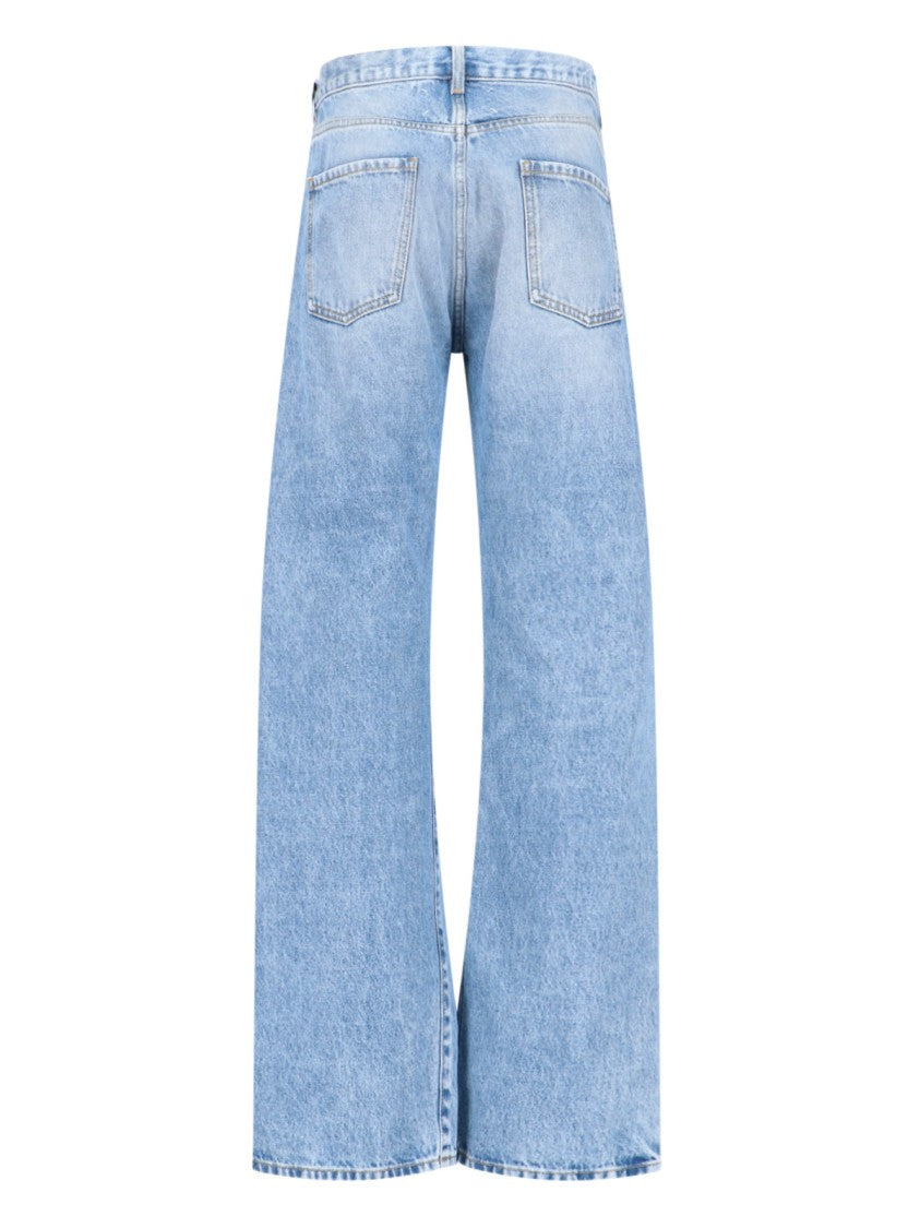 Maison Margiela Four Stitches Straight Jeans – Light Blue