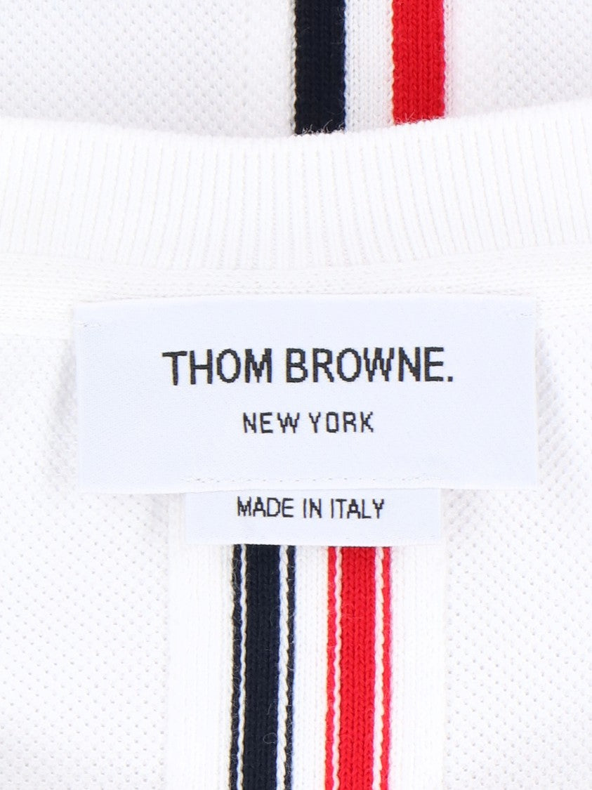 Thom Browne Adjustable Logo T-Shirt – White